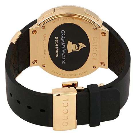 gucci mens watch grammy edition diamonds|Gucci Grammy edition watch price.